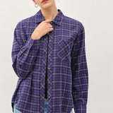 Oversized Flannel Button Down