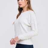 Fine Gauge Dolman Sweater Top