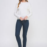 Fine Gauge Dolman Sweater Top