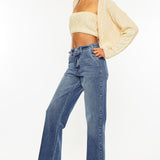 Kallie Ultra High Rise 90's Wide Leg Jean (Kan Can)