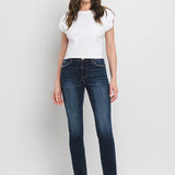 Alaya High Rise Slim Straight Jean (Lovervet By Vervet)