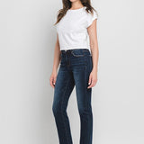 Alaya High Rise Slim Straight Jean (Lovervet By Vervet)