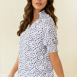 Jump For Jacquard Blouse