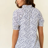 Jump For Jacquard Blouse