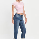 Heather Cuffed Boyfriend Jean (Lovervet By Vervet)