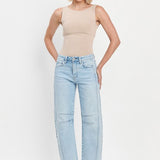 Harrison High Rise Barrel Jean (Flying Monkey)