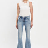 Miranda Mid Rise Bootcut Jean (Vervet)