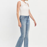 Miranda Mid Rise Bootcut Jean (Vervet)