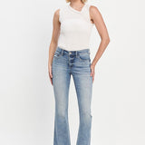 Miranda Mid Rise Bootcut Jean (Vervet)