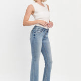 Miranda Mid Rise Bootcut Jean (Vervet)