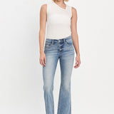 Miranda Mid Rise Bootcut Jean (Vervet)