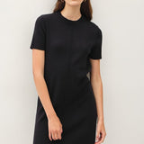 Raw Hem Sweater Dress