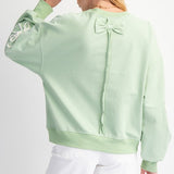 Bow Patch Pullover