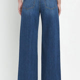 Kris Super High Rise Baggy Wide Leg Jean (Vervet)