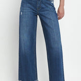 Kris Super High Rise Baggy Wide Leg Jean (Vervet)