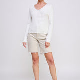 Soft & Fine Pointelle Sweater