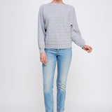 Horizontal Cable Knit Sweater