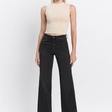 Lauren Loose Fit Black Jean (Flying Monkey)