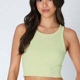 Chevron High Neck Crop Top (NikiBiki)