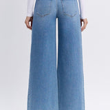 Nicole Tie Waist Baggy Wide Jean (Flying Monkey)