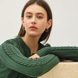 Charity Cable Knit Sweater