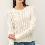 Charity Cable Knit Sweater