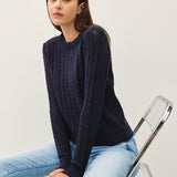 Charity Cable Knit Sweater