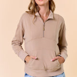 French Terry Half Zip