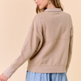 French Terry Half Zip