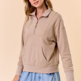 French Terry Half Zip