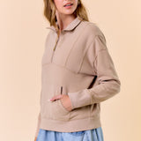 French Terry Half Zip