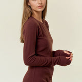Thumbs Up Long Sleeve Top