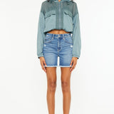 Ivy High Rise Denim Short (Kan Can)