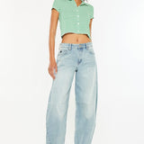 Talia Low Slung Horseshoe Jean (Kan Can)