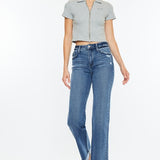 Kandice High Rise True Straight Jean (Kan Can)