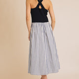 Mixy Matchy Drop Waist Maxi Dress