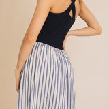 Mixy Matchy Drop Waist Maxi Dress