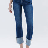 Parker Cuffed Slim Straight Jean (Lovervet By Vervet)