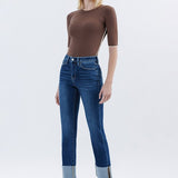 Parker Cuffed Slim Straight Jean (Lovervet By Vervet)