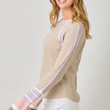 Trim Detail Raglan Top