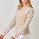 Trim Detail Raglan Top