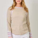 Trim Detail Raglan Top