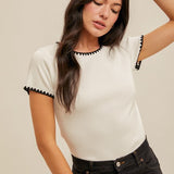 On Edge Sweater Tee