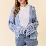 Crochet Cropped Cardigan