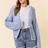 Crochet Cropped Cardigan