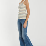 Multi Stripe Ribbed Tank
