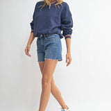 Longer Length Denim Walking Short (JBD)