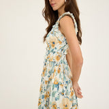 Floral Poplin Maxi Dress