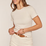 Textured Knit Tee