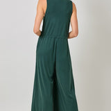 Surplice Neck Jumpsuit